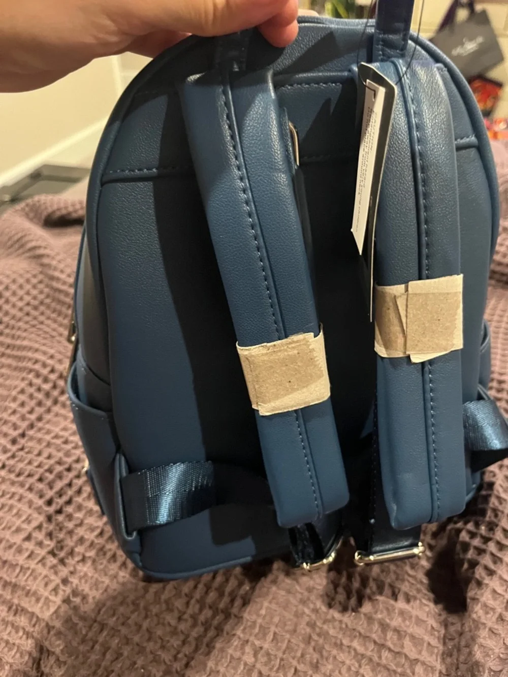 Toy Story Wall-e Up Monsters Inc Navy Blue Character Backpack Loungefly